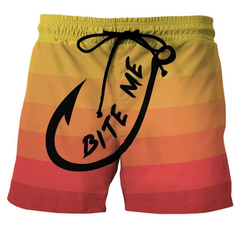 Bite Me  Custom Swim Trunks