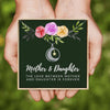 Mother & Daughter Star Moon Mothers Day Necklace Mom Jewelry Gift Card For Her, Mom, Grandma, Wife HT