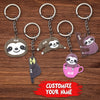 Animal Sloth Key Chain