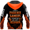 Men Tattoo Hoodie Black Yellow Premium Phoenix Gamers Tattoo Personalized Name 3D Printed Unisex Shirts SN03052101