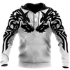 Men Tattoo Hoodie White Premium Tribal Tattoo Fenrir Wolf 3D Printed Unisex Shirts