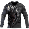 Men Samurai Hoodie Premium Personalized 3D Printed Samurai Warrior Shirts MEI