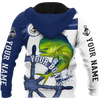Custom name Mahi mahi fishing boat team Catch and Release 3D Design print shirts