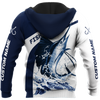 Custom name sailfish fishing design 3d print shirts