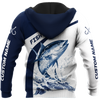 Custom name Tuna fishing design 3d print shirts