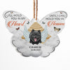 I'll Hold You In My Heart Dog Memorial Gift Personalized Custom Butterfly Ornament