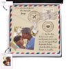 Unique Gift for your Grandma on Mother's Day with Vintage Envelope Style Custom Message Card Necklace HN