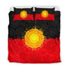 Oceania Bedding Set Aboriginal Australia Flag Indigenous Painting Art Bedding Set