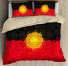 Oceania Bedding Set Aboriginal Australia Flag Indigenous Painting Art Bedding Set