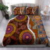 Oceania Bedding Set Aboriginal Brown Circle Dots Australia Indigenous Painting Art bedding set