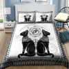 Egypt Bedding Set Couple Cats Ancient Egyptian Mythology Culture Bedding set