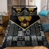 Egypt Bedding Set Egyptian Ancient Gods Egyptian Horus 3D printed bedding set