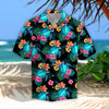 Fishing Hawaii shirt Turtles Hibiscus Tropical Fishing Hawaii Shirt