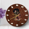 Book Lover Flat Clock
