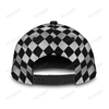 Men Racing Cap Personalized Name Biker Classic Cap Skull Rider