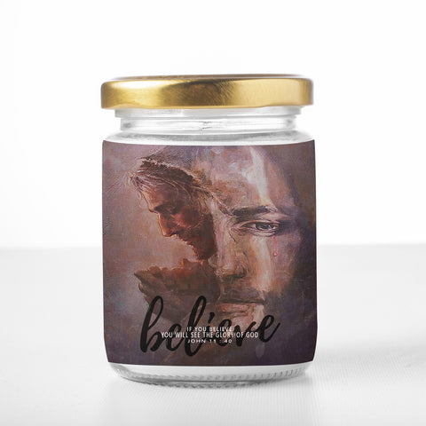 Believe Jesus Christ Candle, Faith Candle, Christians Gifts HN