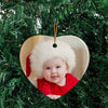 Christmas Ornaments,Photo Ornament, Personalized Ornament Just Married Ceramic Engagement Ornament First Christmas Tree Decoration Xmas Gift HT