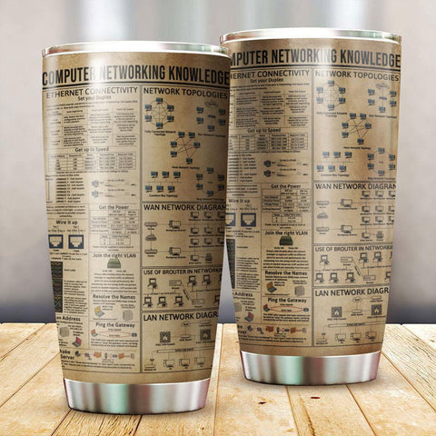 Computer Networking Knowledge Tumbler, Network Diagram Design Tumbler