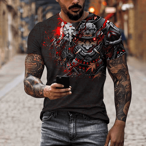 Samurai Shirt Premium Unisex All Over Printed Samurai Shirts MEI