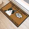 Do Not Let The Cat Out Doormat HT