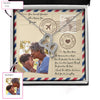 Unique Gift for your Grandma on Mother's Day with Vintage Envelope Style Custom Message Card Necklace HN