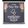 Future Wife Necklace: Gift For Mother's Day From Husband All I Want Is You, Romantic Message Card HN