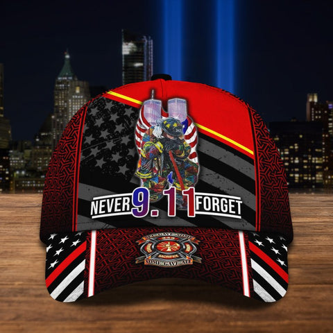 Patriot memorial Cap Memorial 20th Anniversary We Will Never Forget Cap 20 Year 9.11 Memorial Custom Your Cap
