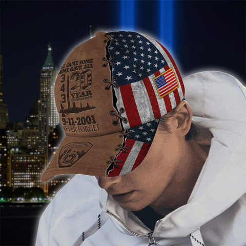 20 Year Remembrance Never Forget 9/11 Memorial Custom Cap