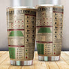 Field Hockey Knowledge Tumbler, Hockey Knowledge Bottle Gift Idea for Field Hockey Lovers, Field Hockey Knowledge Player Gift Design VA