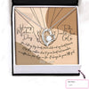 Artistic Gift for Your Dear Grandma on Mother's Day Custom Message Card Necklace HN