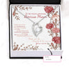 Bonus Mom Necklace: Gift For Mother's Day Super Awesome Bonus Mom, Custom Vintage Message Card HN