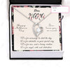 Loving Flower Gift for your special Nana on Mother's Day Custom Message Card Necklace HN