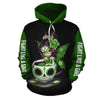 All Color Skull Girl Teacup Cancer Hoodie