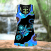 Aboriginal Naidoc Week 2021 Blue Turtle Lizard Combo Legging Tank