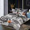 Halloween Skull Bedding Set Bedspread Duvet Cover Set Home Decor ND
