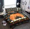 Halloween Haunted House Bedding Set Bedspread Duvet Cover Set Home Decor ND