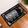 Halloween Skull Trick-Or-Treat Avoid Doormat
