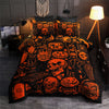 Halloween Skull Bedding Set Bedspread Duvet Cover Set Home Decor ND