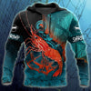 Shrimp on the helm 3D all over printing shirts for men and women