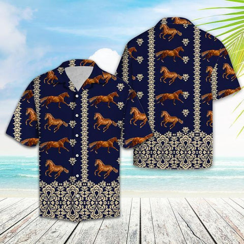 Horse Hawaiian Shirt Summer Beach Clothes Outfit For Men Women ND