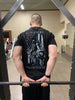 American Spartan - Thin Blue Line Edition American Patriot Shirt Black Thin Blue Line Shirt