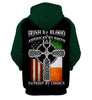 Irish Gift Idea Shenanigans American Irish Patriotic Zip-up Hoodie