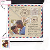 Unique Gift for your Grandma on Mother's Day with Vintage Envelope Style Custom Message Card Necklace HN