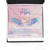 Thank You For Letting Me Grow With My Wings Message Card Necklace Gifts for Mom HN