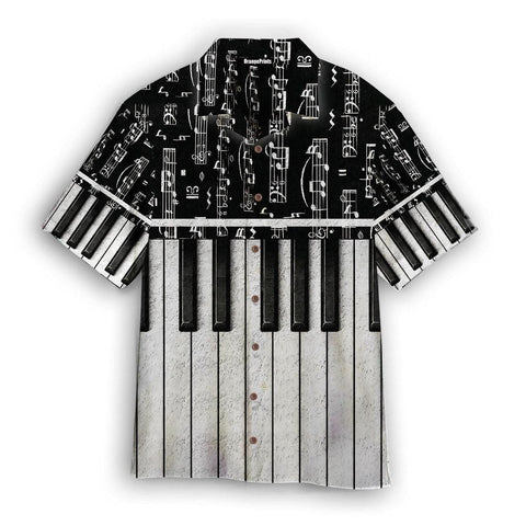 Piano Hawaiian Shirt Summer Beach Clothes Outfit For Men Women ND