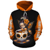 All Color Skull Girl Teacup Cancer Hoodie