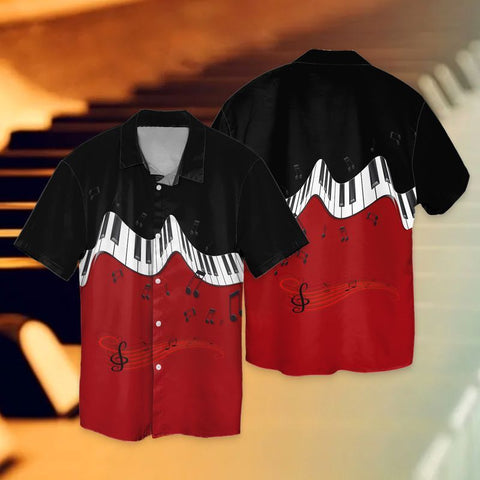 Love Music Piano Hawaiian Shirt Summer Beach Clothes Outfit For Men Women ND