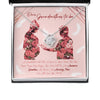 Perfect Gift for Your Grandma-To-Be on Mother's Day Message Card Necklace HN