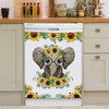 Animals With Flowers Kitchen Dishwasher Cover HT