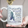 Memorial Wife Mug, I'm Not A Widow I'm A Wife To A Husband With Wings Mug, Couple Cup, Memorial Wife Cup, Memorial Gift Ideas